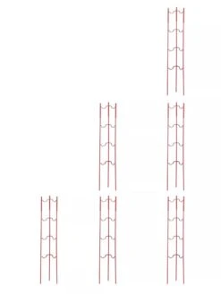 Stacking Tomato Ladders, Set Of 6 -Garden Care Sale 40309 Red stacking tomato ladders set of 6 red tif