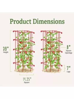 Tomato Cages, Set Of 4 12 Tomato Cages, Set Of 4 -Garden Care Sale 8587040 1