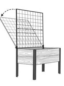Space-Maker Pivoting Trellis, 4' -Garden Care Sale 8590247 001 tif