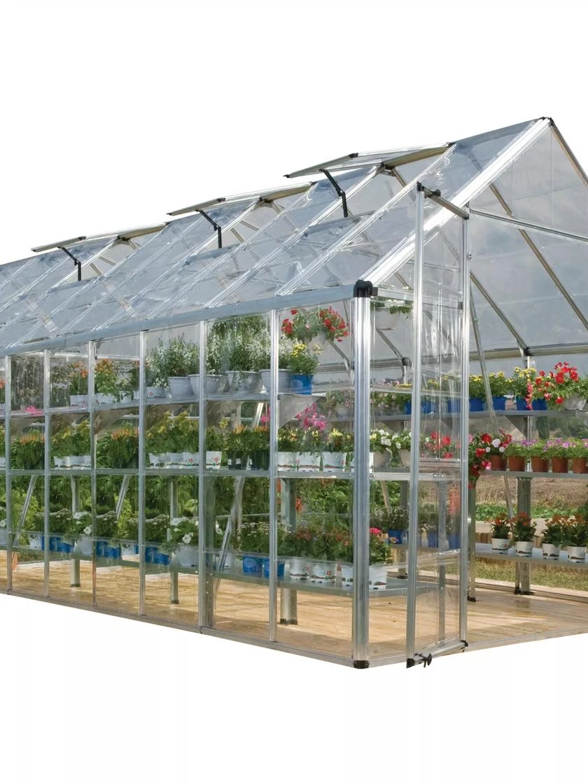 Canopia® By Palram Harmony™ Snap & Grow Greenhouse, 8' 4 Canopia® By Palram Harmony™ Snap & Grow Greenhouse, 8' - Image 4