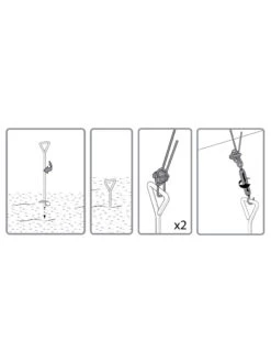 Canopia® By Palram Anchoring Kit For Snap & Grow™ Greenhouse -Garden Care Sale 8591357 08v 1