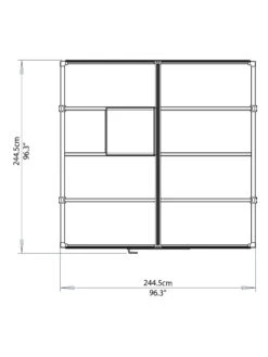 Canopia® By Palram Glory™ Greenhouse, 8' -Garden Care Sale 8591547 14v