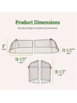 3-in-1 Chicken Wire Cloche -Garden Care Sale 8592117 dimensions