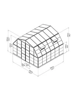 Canopia® By Palram Americana™ Greenhouse, 12' X 12' -Garden Care Sale 8595693 15v scaled