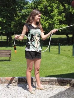 G.F. Italia Wall Mounted 100' Hose And Automatic Reel -Garden Care Sale 8598485 01V tif