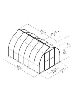 Canopia® By Palram Bella™ Greenhouse, 8' -Garden Care Sale 8599338 04v