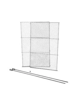 Tall Chicken Wire Critter Fence Extension Panel, Set Of 2 -Garden Care Sale 8613262 6063 tall chicken wire critter fence extension panel set of 2 galvanized