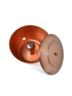 Hammered Copper Hose Pot With Lid -Garden Care Sale 8613311 5811