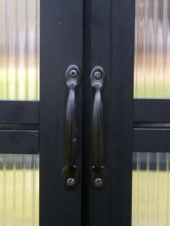 MONT Growers Edition Greenhouse, 8' X 8' -Garden Care Sale bk door handles 2000 300 dpi 2